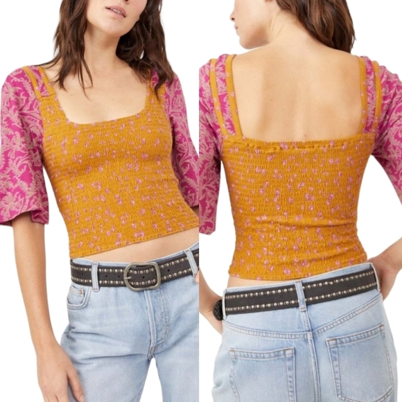 Free People Marigold Top Small - Picture 1 of 12
